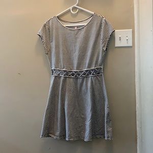 Striped dress with unique design. Size XL.